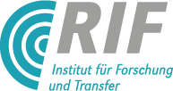 RIF Institut für Forschung und Transfer e.V. logo